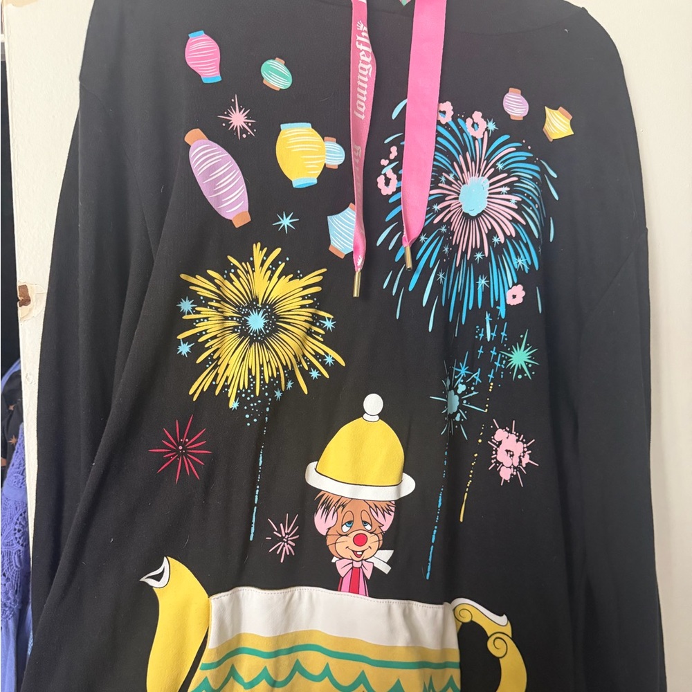 Disney Alice in wonderland Loungefly Black Hoodie